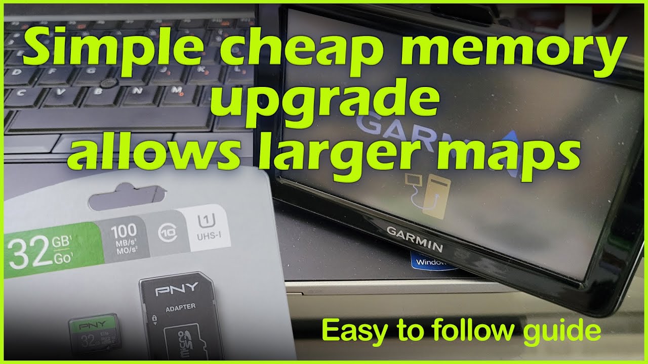 Cheap Garmin GPS memory upgrade gets you larger maps (EZY steps)