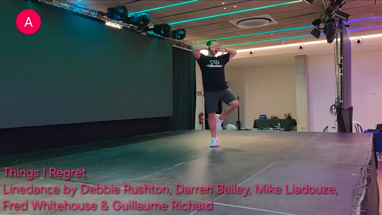 Things I Regret - Linedance by Debbie Rushton, Darren B, Mike Liadouze, Fred W & Guillaume Richard