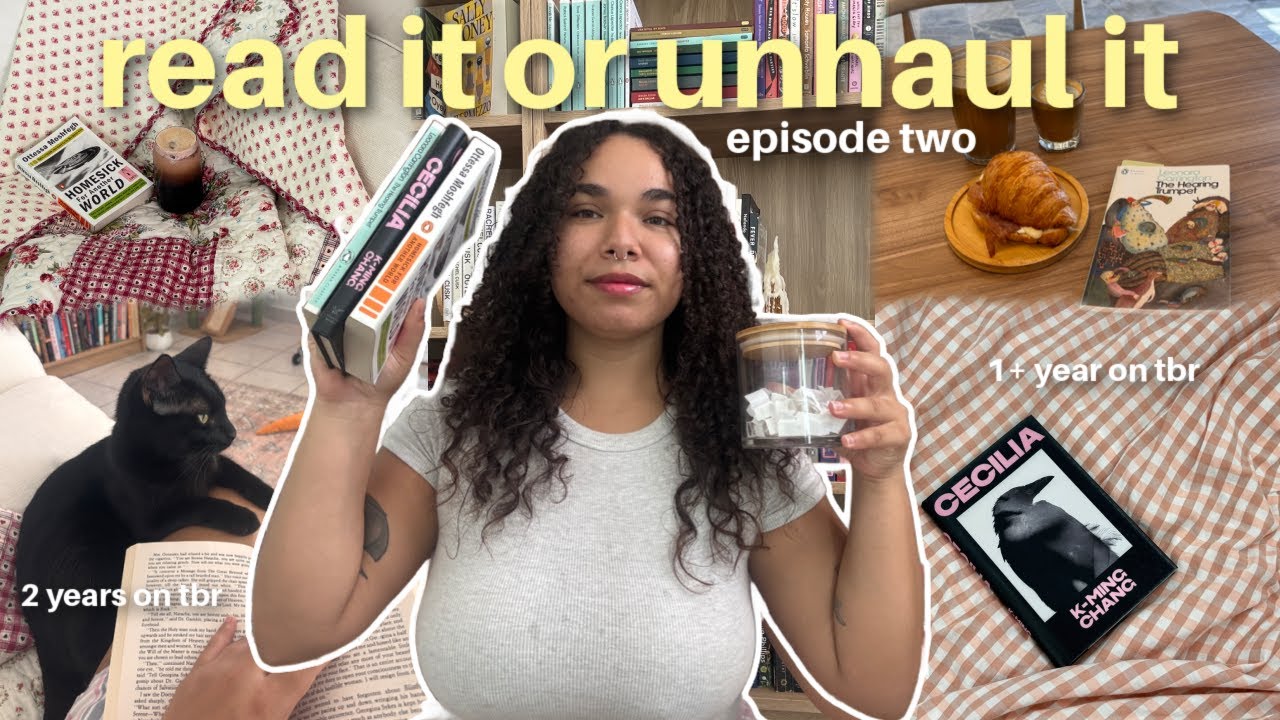 reading my 100+ physical tbr 📖 read it or unhaul it ep.2