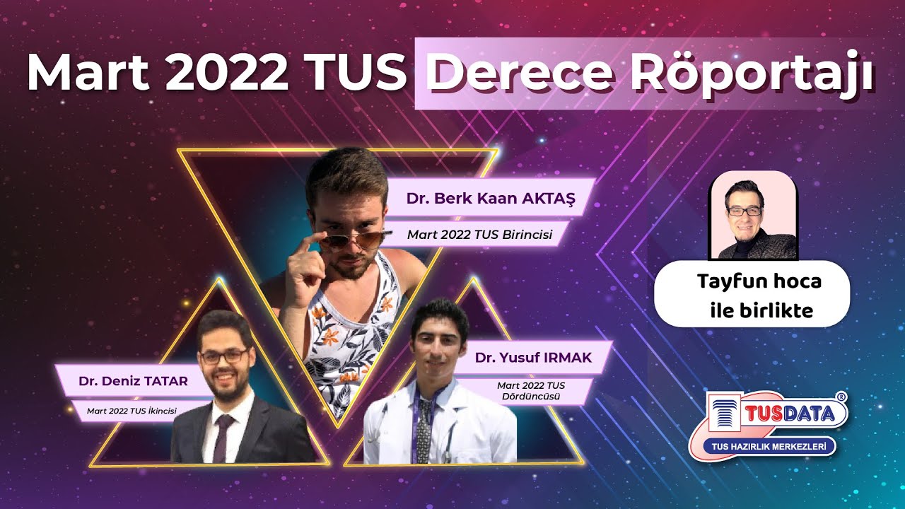 Tayfun Hoca ile Mart 2022 TUS Dereceleri S&ouml;yleşisi