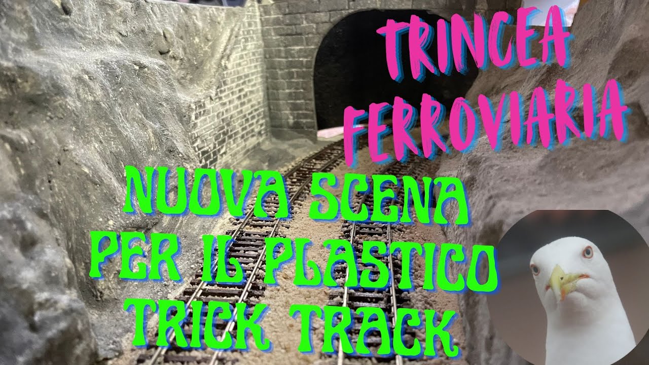 Trincea Ferroviaria - Nuova scena sul plastico Trick Track