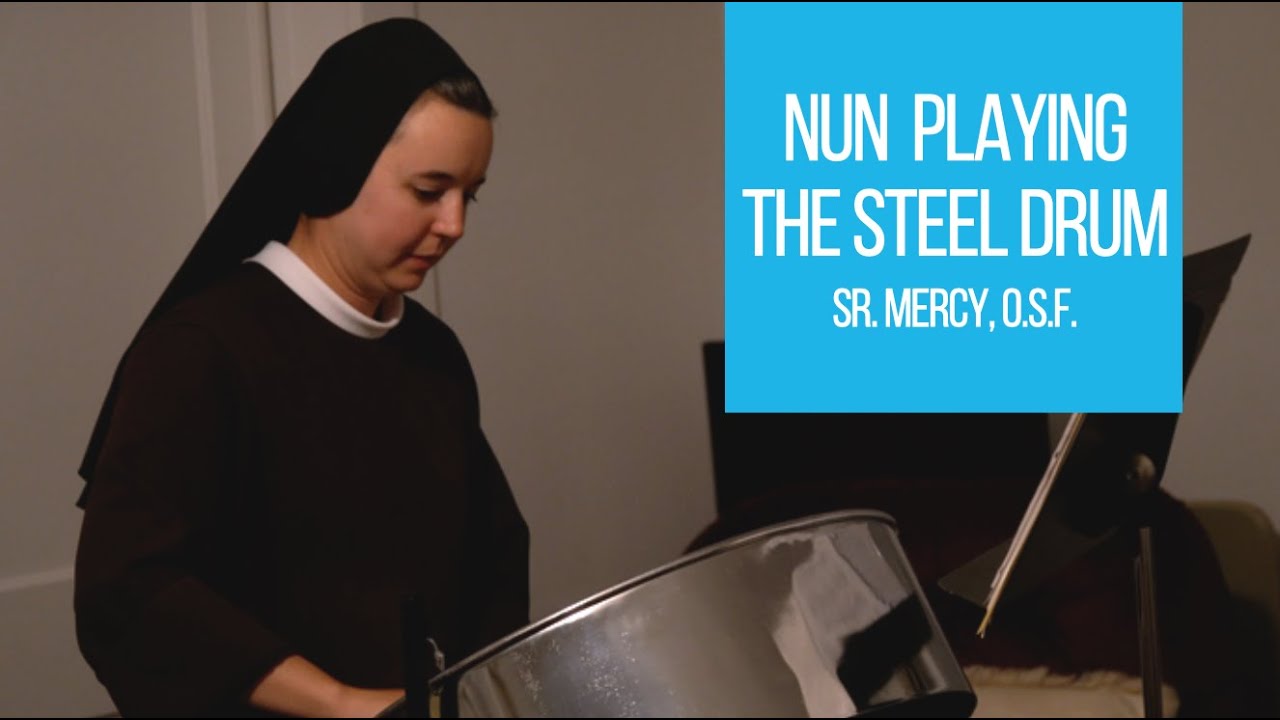 Nun Plays Steel Drum