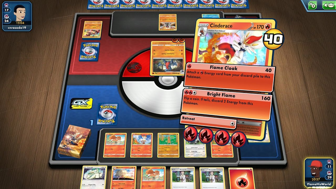 Pok&eacute;mon TCG Online [Sword & Shield: Cinderace Theme Deck] (No Commentary)