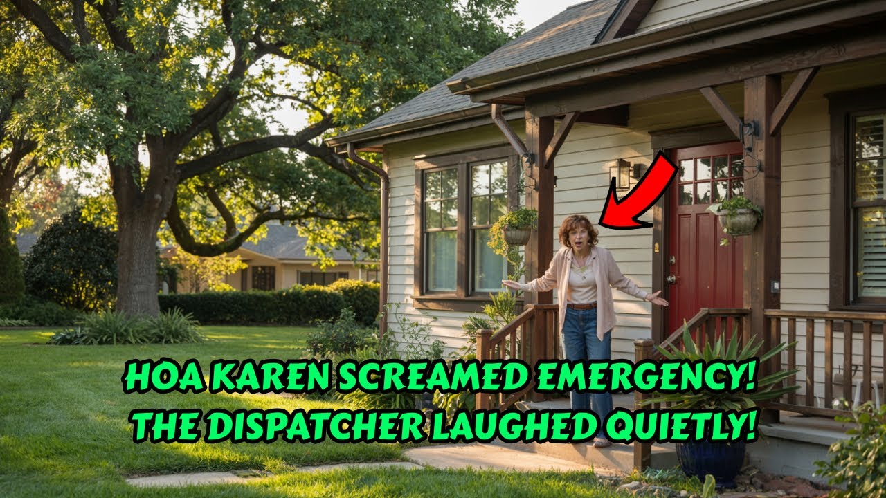 HOA Karen Calls 911 After Her “Master Key” Can’t Open My House — Unaware My Son Is The Dispatcher!