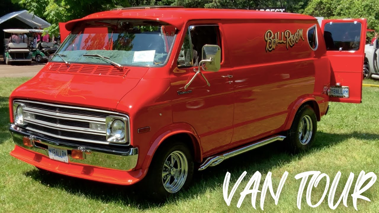 VAN TOUR | The Ball Room | UNREAL Custom Mid Dodge with Crushed Velvet Interior Van Tour | VAN LIFE