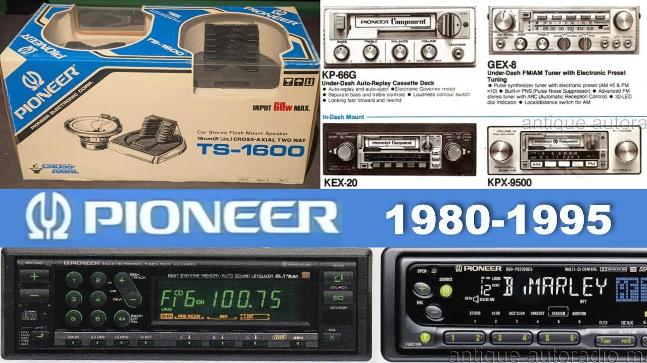 Car Hifi History 1 - Pioneer 1980 - 1995  Kataloge, Werbefilme 80iger Jahre, Vintage