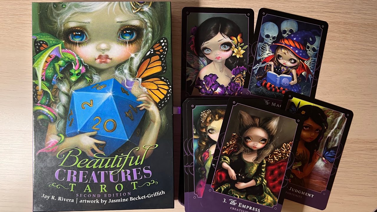 Обзор на колоду карт таро Прекрасных созданий / Beautiful Creatures tarot 👀🐉🧛🐯🐈‍⬛🐊🐦‍⬛