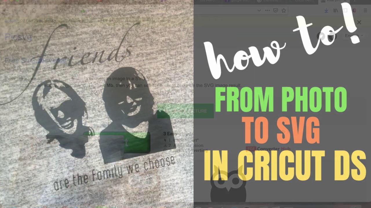 HOW TO CHANGE A PHOTO TO AN SVG: picsvg.com is a great site for converting photos to SVGs.