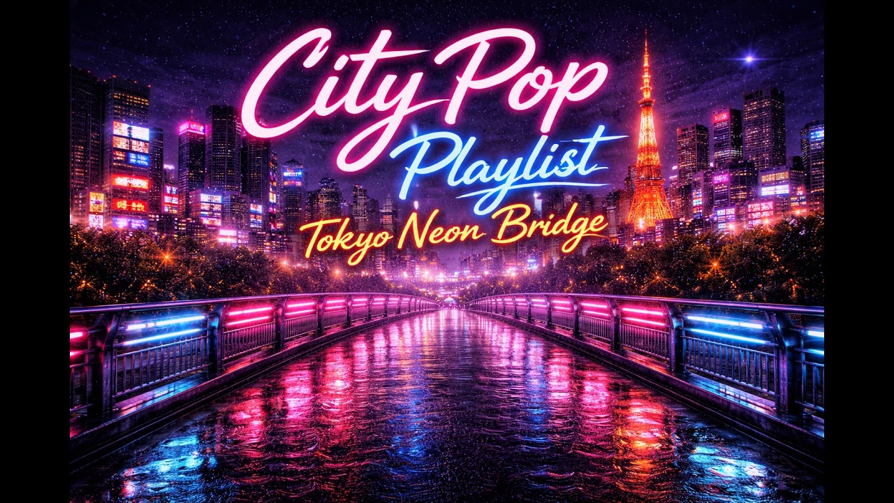 Tokyo Neon Bridge 🌉 City Pop Night Drive Playlist