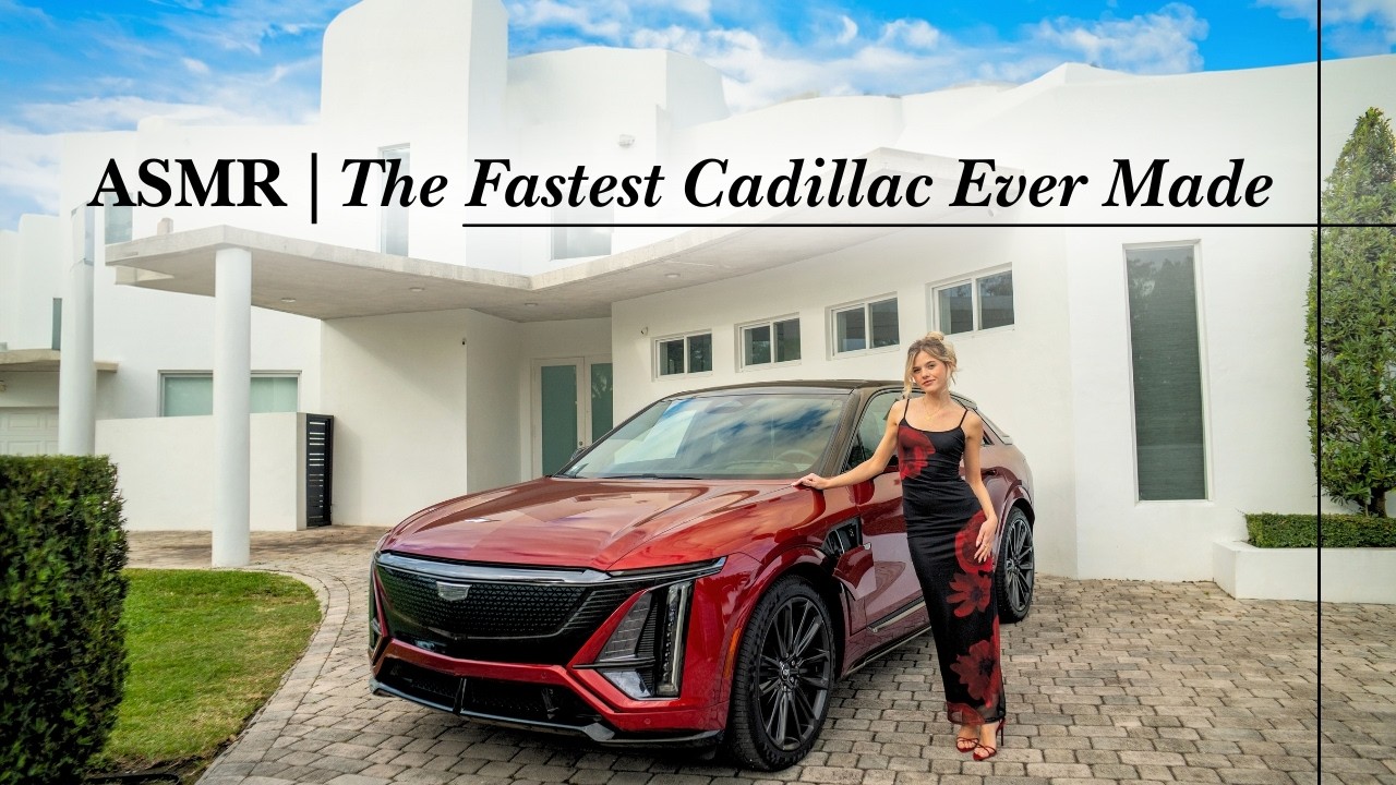 ASMR Cadillac Lyriq-V Experience | The Fastest Cadillac Ever Made 🔥