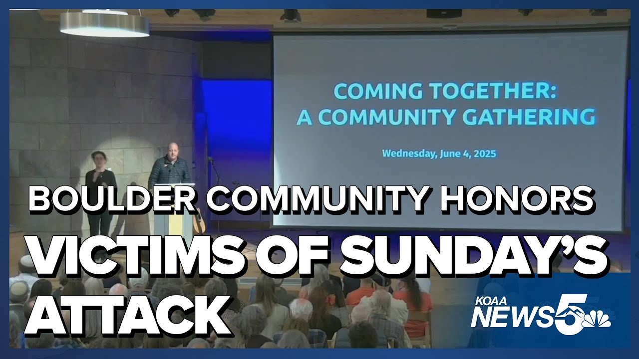 Boulder community comes together to honor victims of Sunday's attack and find unity