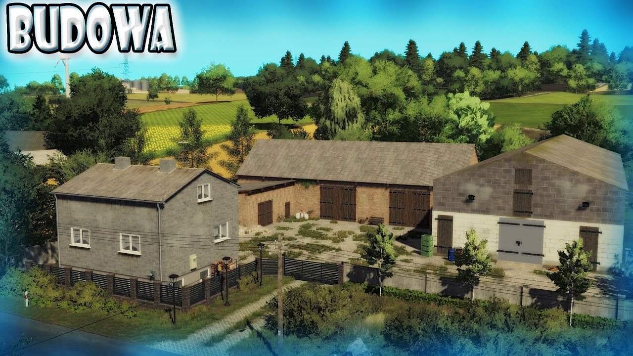 🔵FS22 BUDOWA POLSKIEGO GOSPODARSTWA - Osada 😍 