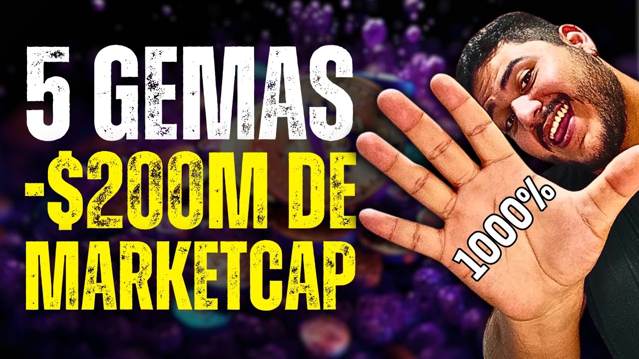TOP 5 CRIPTOMOEDAS GEMAS DE BAIXO MARKETCAP!
