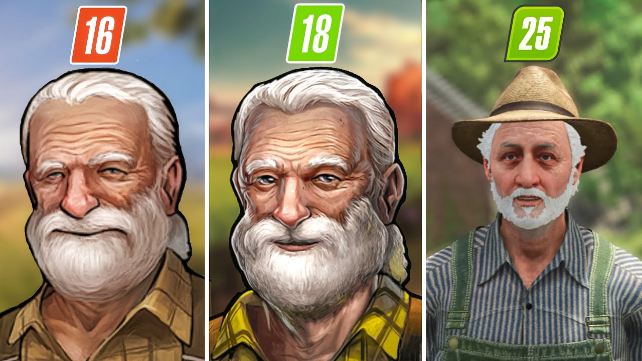 Fs16 vs Fs18 vs Fs25 | GRANDPA EVOLUTION | Timelapse |