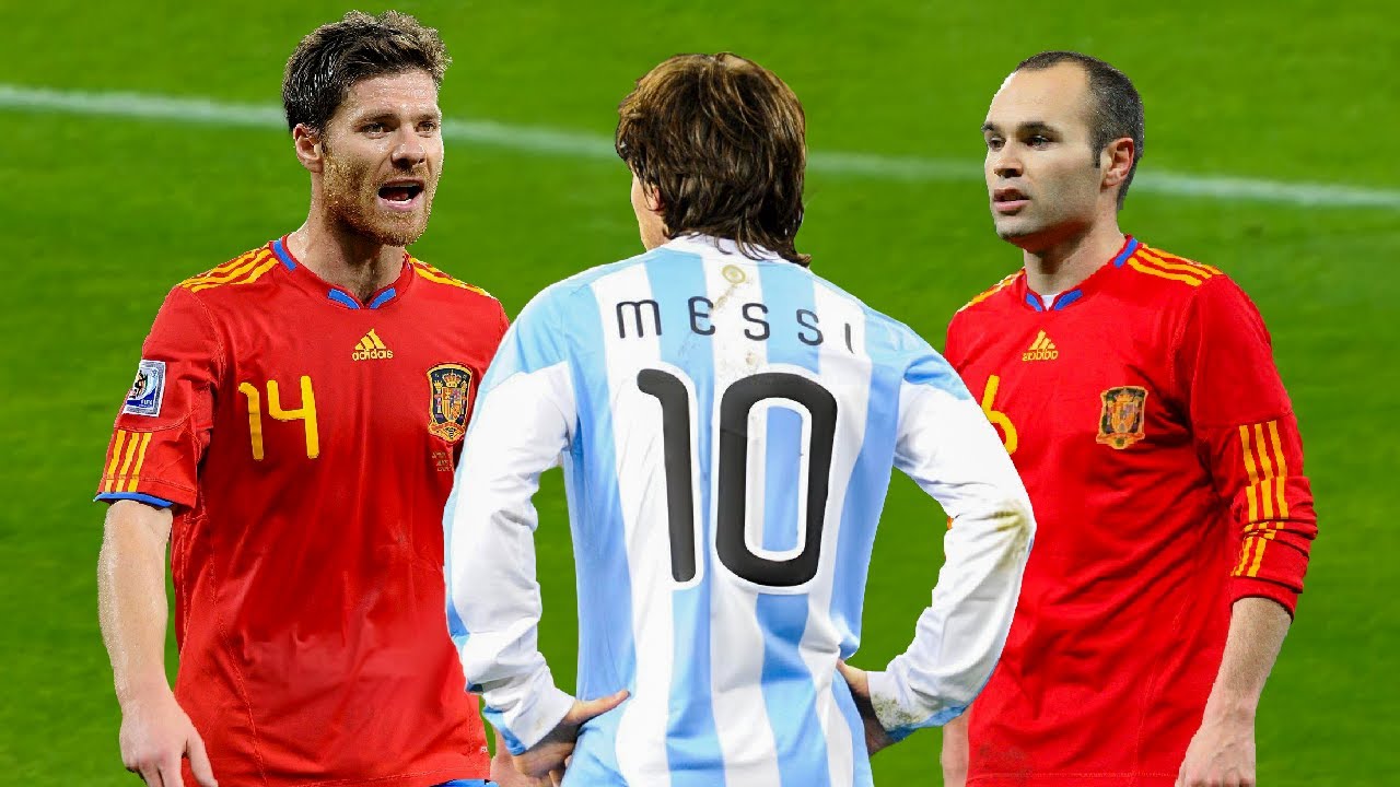 Xabi Alonso and Iniesta will never forget this humiliating performance by Lionel Messi