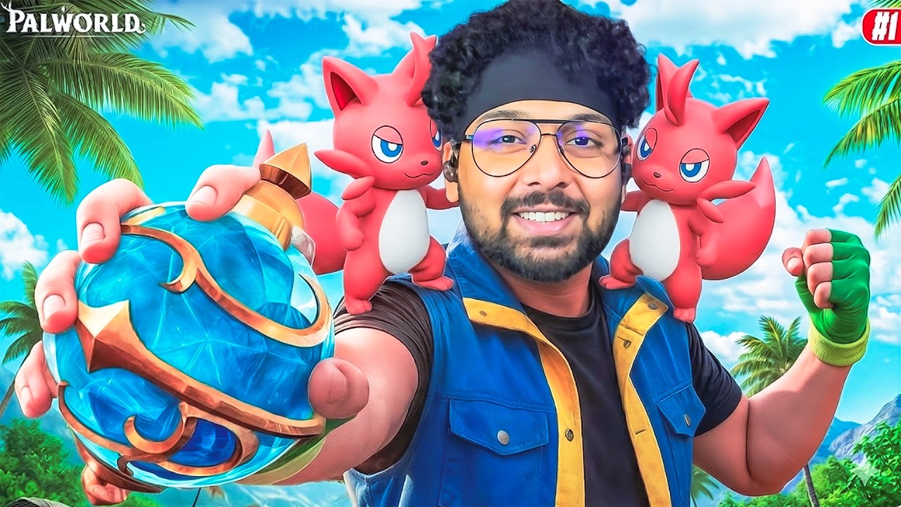 TRYING THIS NEW WORLD OF POKEMON - PALWORLD | SKYVAAKK