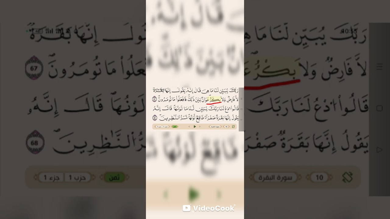 ملاحظات في الجزء الأول من القرآن الكريم (وهي تنبيهات لقراء القرآن الكريم برواية ورش وقالون وحفص)