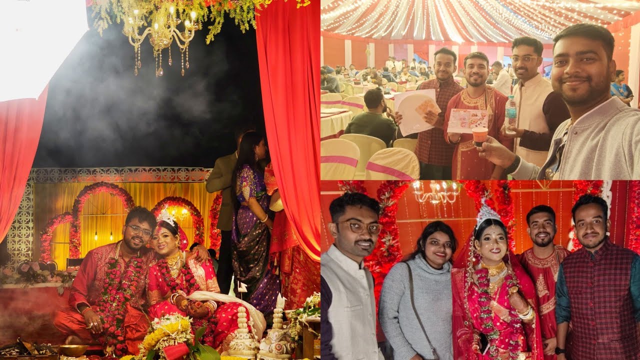 হাড় কাঁপানো শীতে চন্দ্রিকার বিয়েতে বন্ধুদের সাথে খুব আনন্দ হলো।