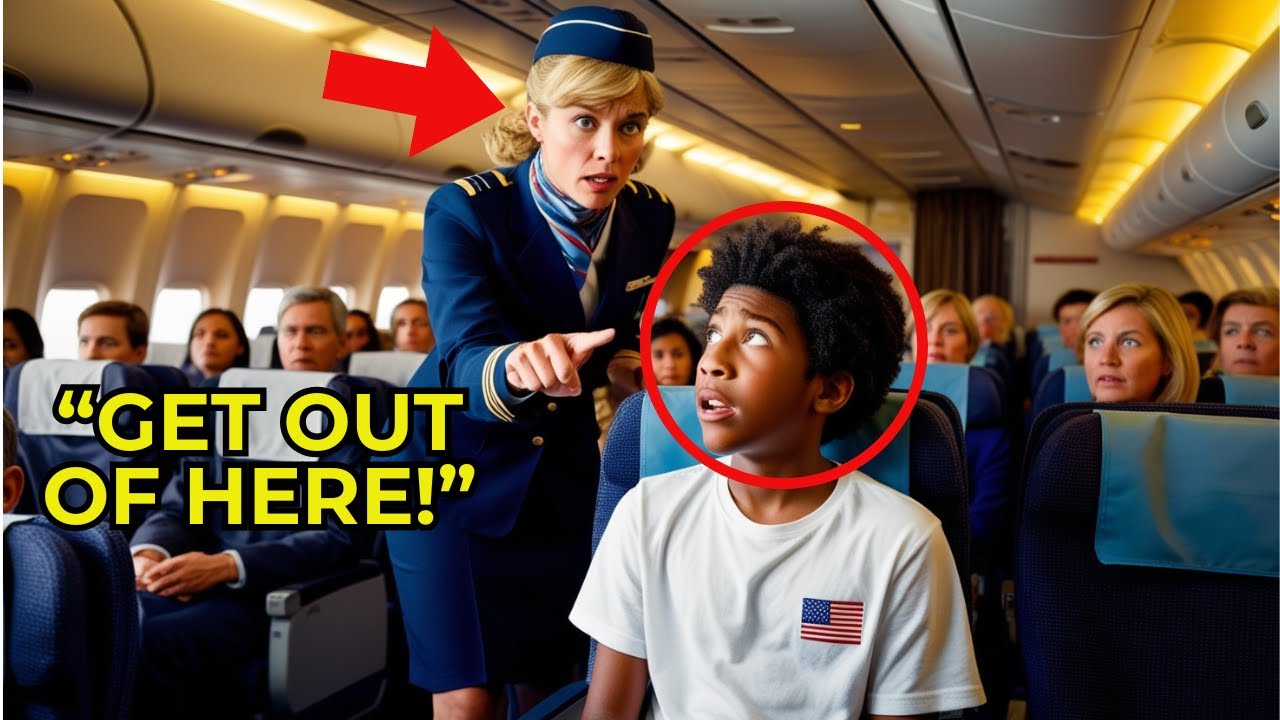 Racist Flight Attendant Forces Black Teen Off Plane, 12 Minutes Later, He Gets Justice