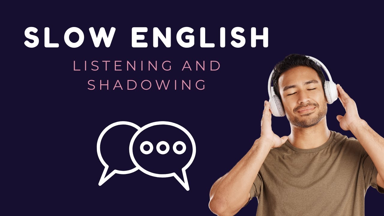 English Shadowing and Listening Practice for Daily Conversations | Slow, Clear English (A1–A2)