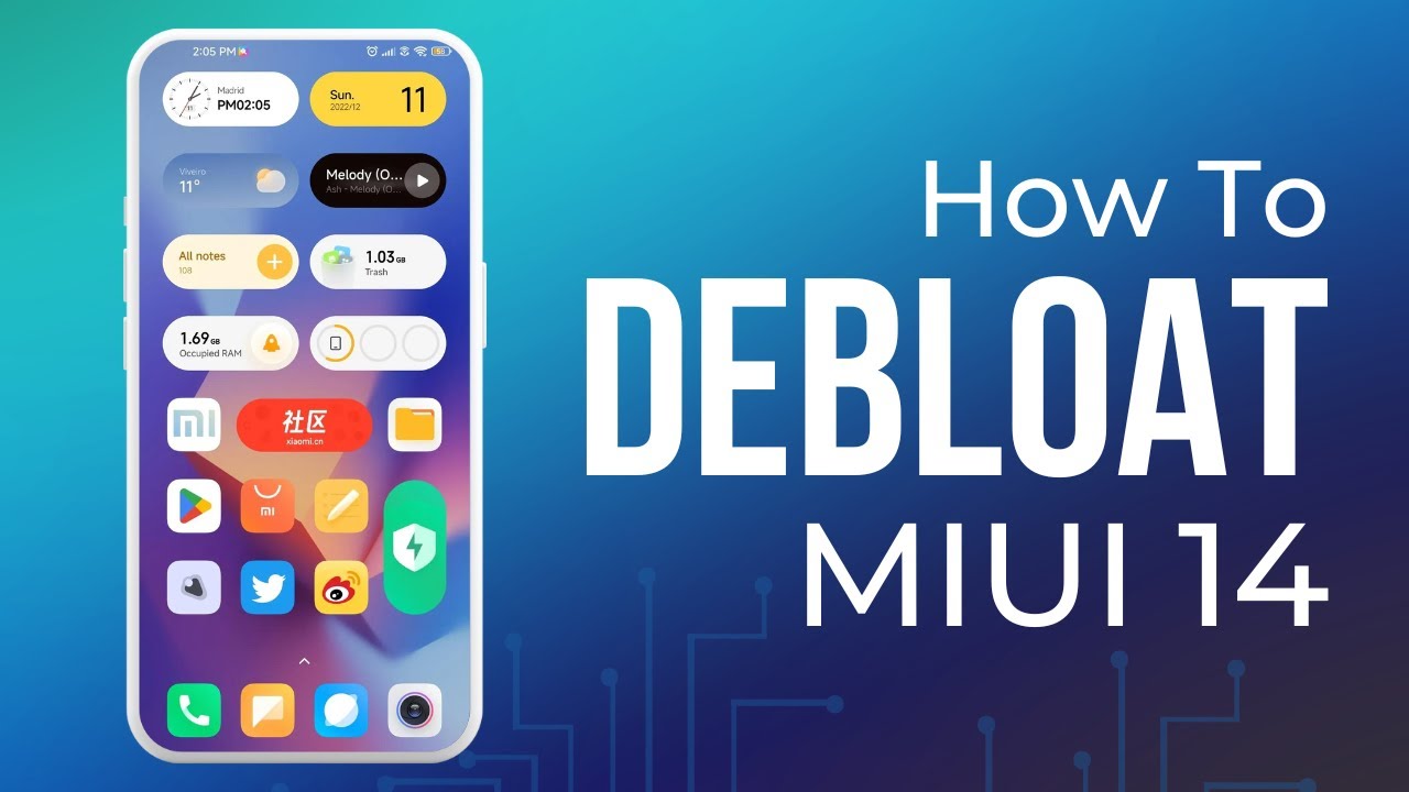 Tutorial Debloat MIUI 14 (UNIVERSAL ANDROID DEBLOATER)