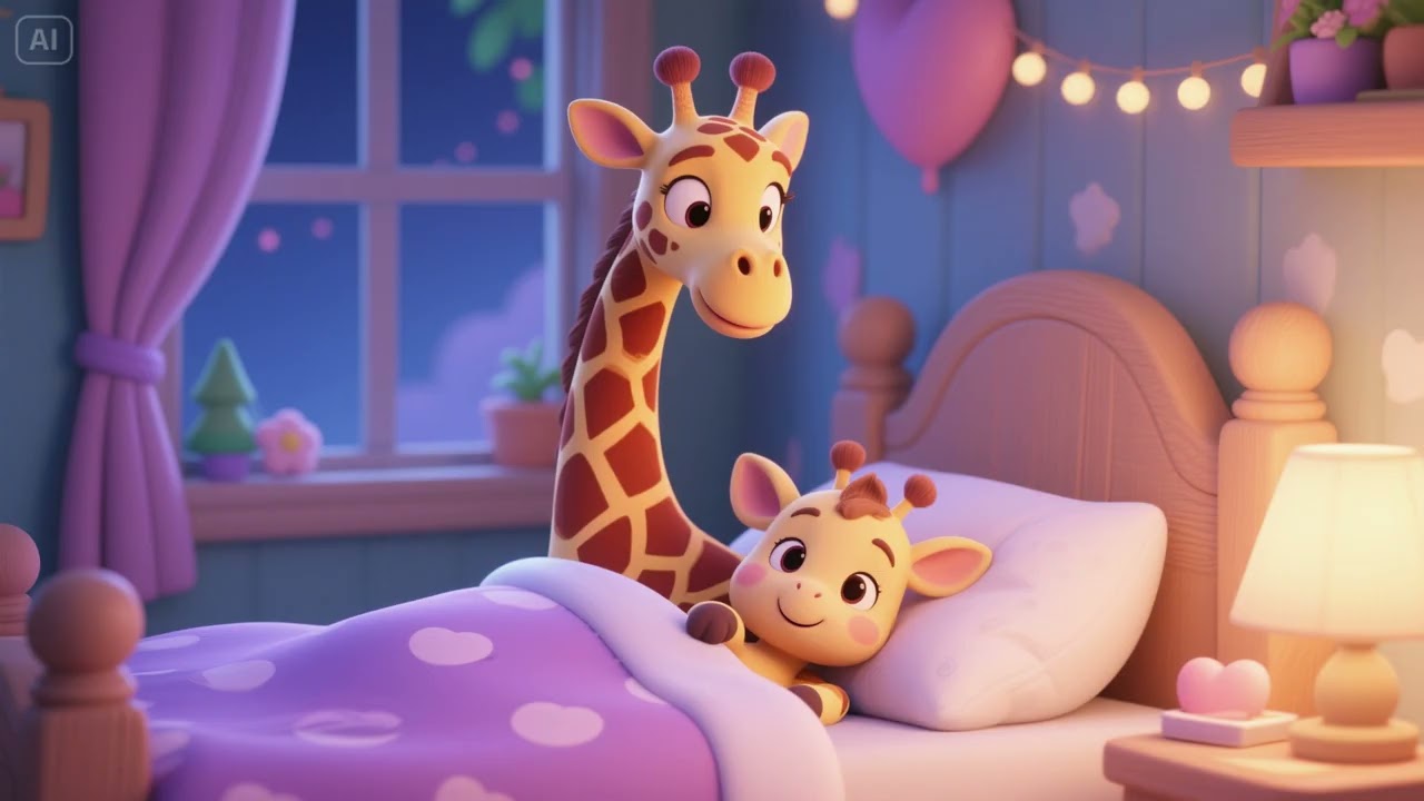 Sweet Dreams Little Giraffe | Nursery Rhymes & Kids Songs