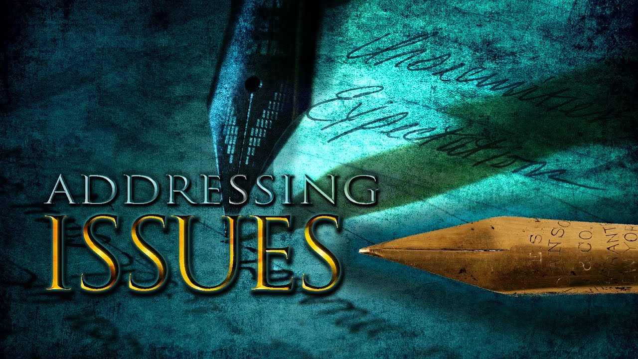 Addressing Issues | Part 3 | Pastor James A. McMenis | Word of God Ministries