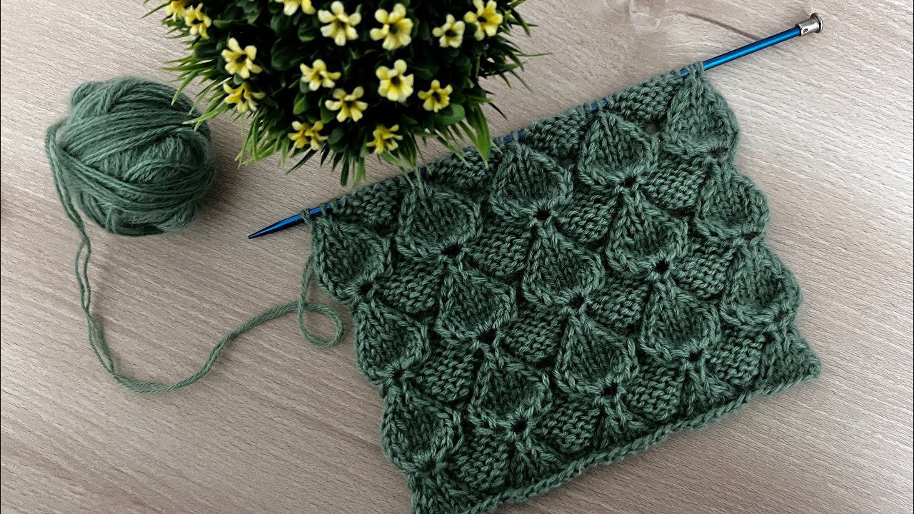 Sihirli örgü modeli / bu modelin tersi düzü yok / knitting pattern
