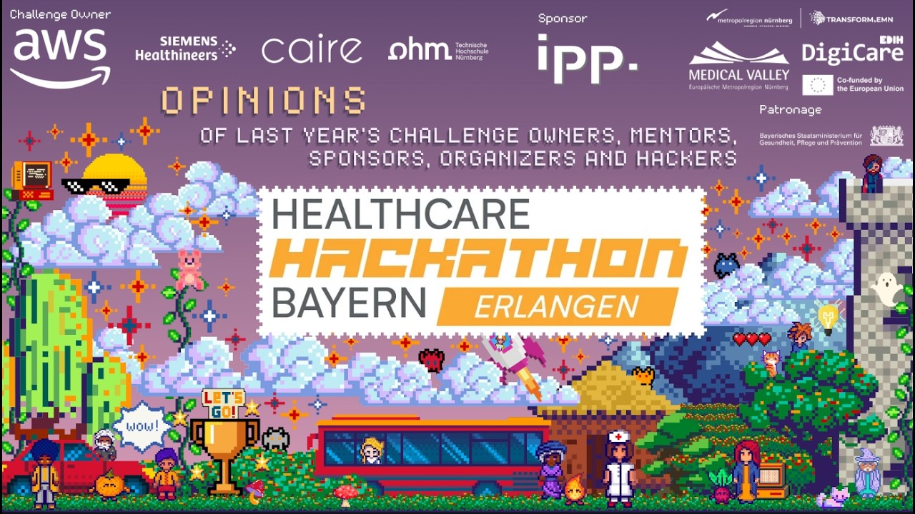 Healthcare Hackathon Bayern in Erlangen – Impressions and Interviews of 2025
