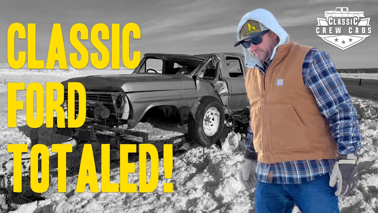 Классический грузовик, исчезнувший навсегда. Ford F250 Crew Cab 1968 года, перевернулся: Classic ...