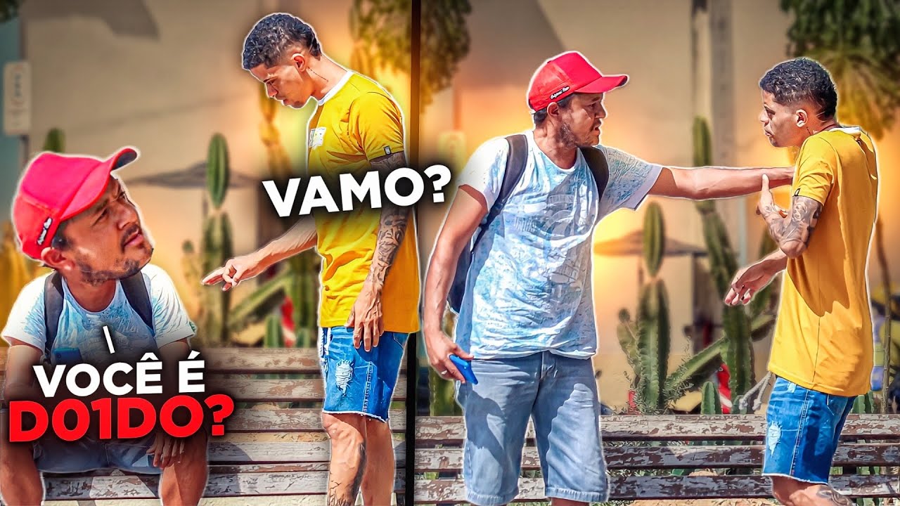 FALANDO PALAVRA DUPLO SENTIDO - pegadinha