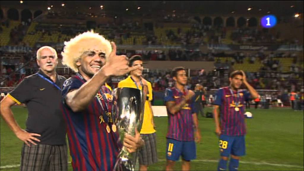 Celebracion Supercopa de Europa Barcelona 2-0 Oporto - Barça Campeon (2ª parte)