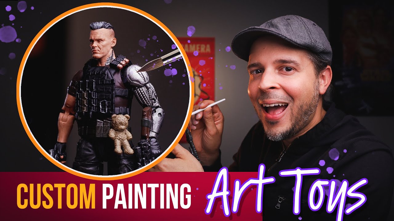 Custom Painting Art Toys! Marvel Legends Cable Makeover