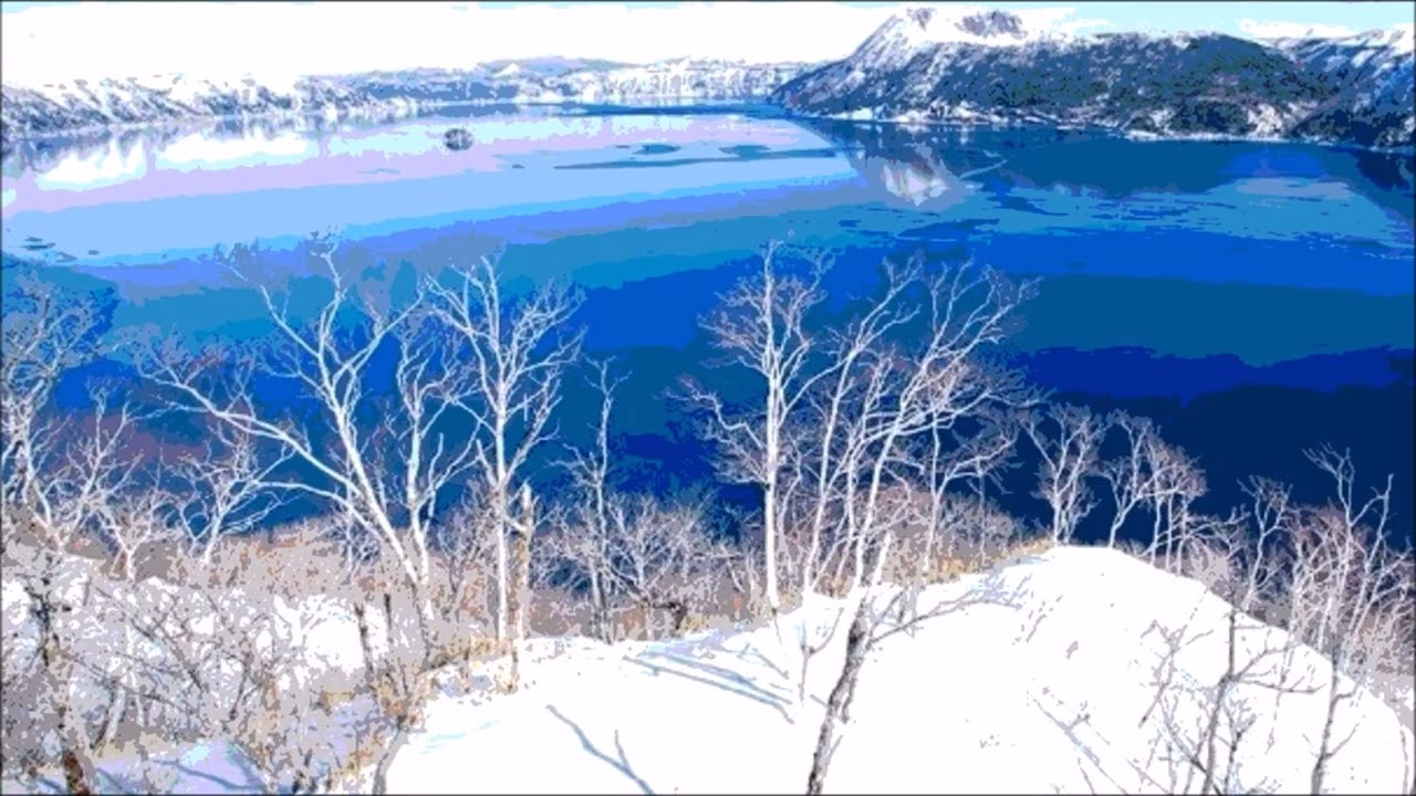 Winter lake (Original relaxing piano solo music)