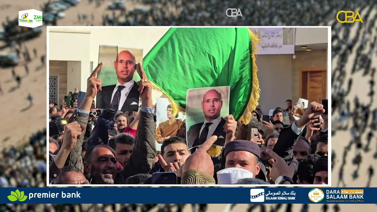 Kumanaan  qof oo reer Liibiya ah ayaa ka qayb galay Aaska Wiil uu dhalay  Qaddaafi.