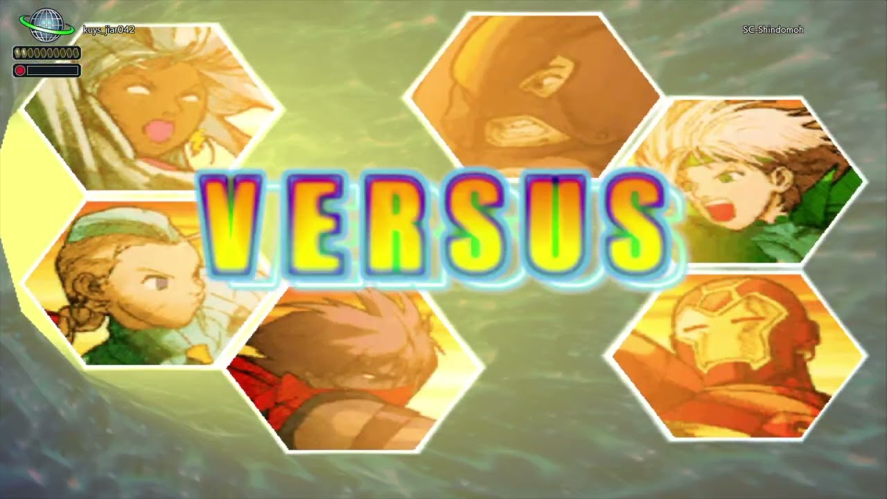 Fun opponent at Marvel Super Heroes Vs Street Fighter #marvelvscapcomfightingcollection