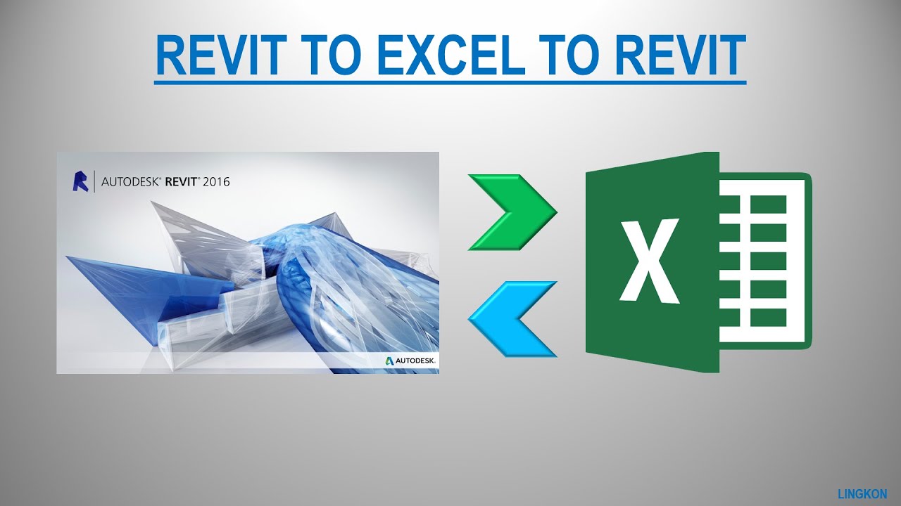 Revit to Excel to Revit