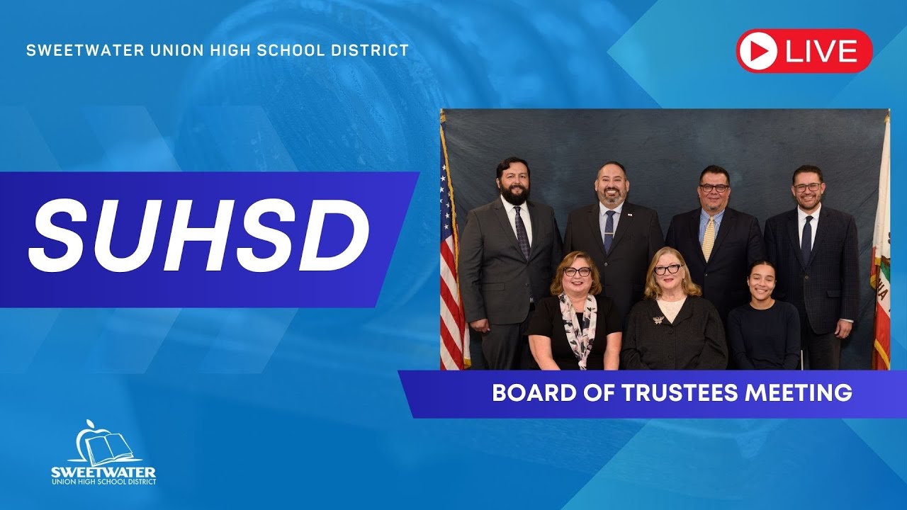 SUHSD Board of Trustees Meeting - June 9, 2025