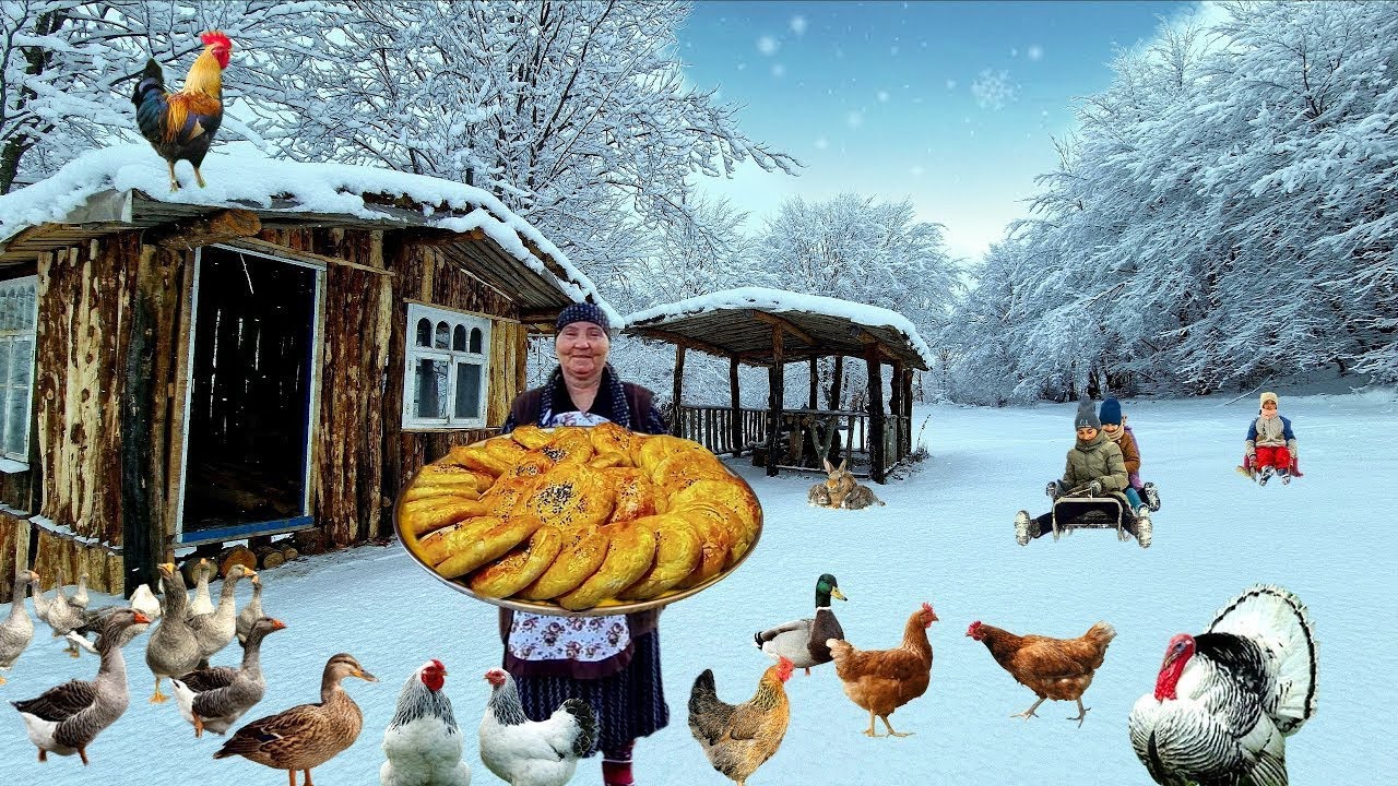 Домашний гогал с грецкими орехами 🥮 Хрустящая и ароматная азербайджанская выпечка
