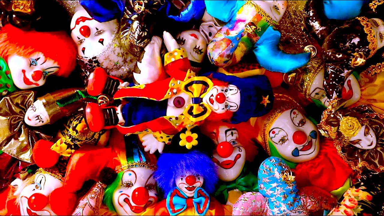 Porcelain Clown, Harlequin, Jester Collection | Relaxing Walkthrough