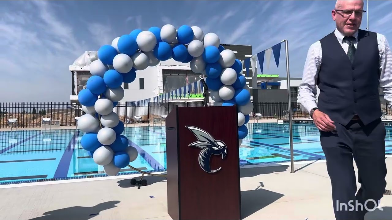 Sanger West High School Aquatics Complex Ribbon Cutting 9.29.25