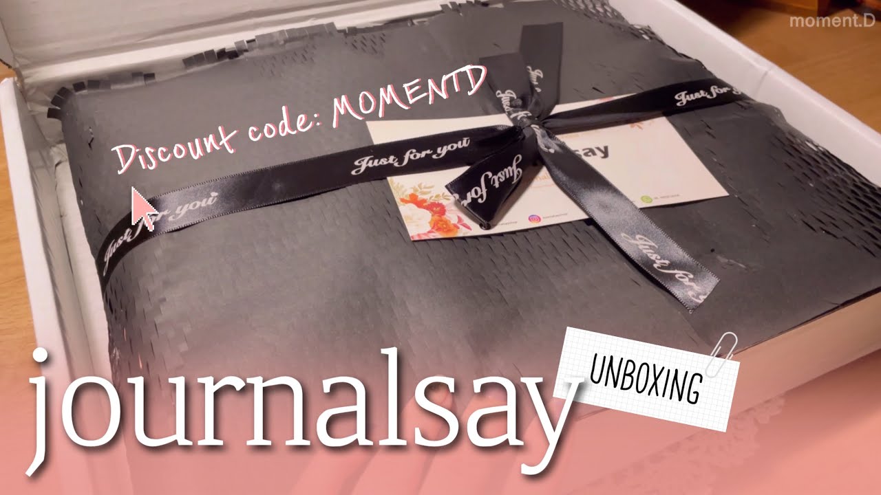 [sub] 취향껏 골라본 저널세이 언박싱 journalsay unboxing❣️ international shipping✈️⭕️ 다꾸 ASMR