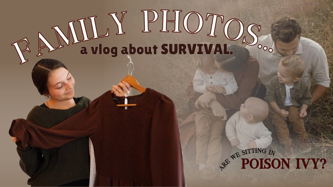 Tag Along On Our Family Photo Session With 3 Boys, 3 & Under! A SURVIVAL VLOG!