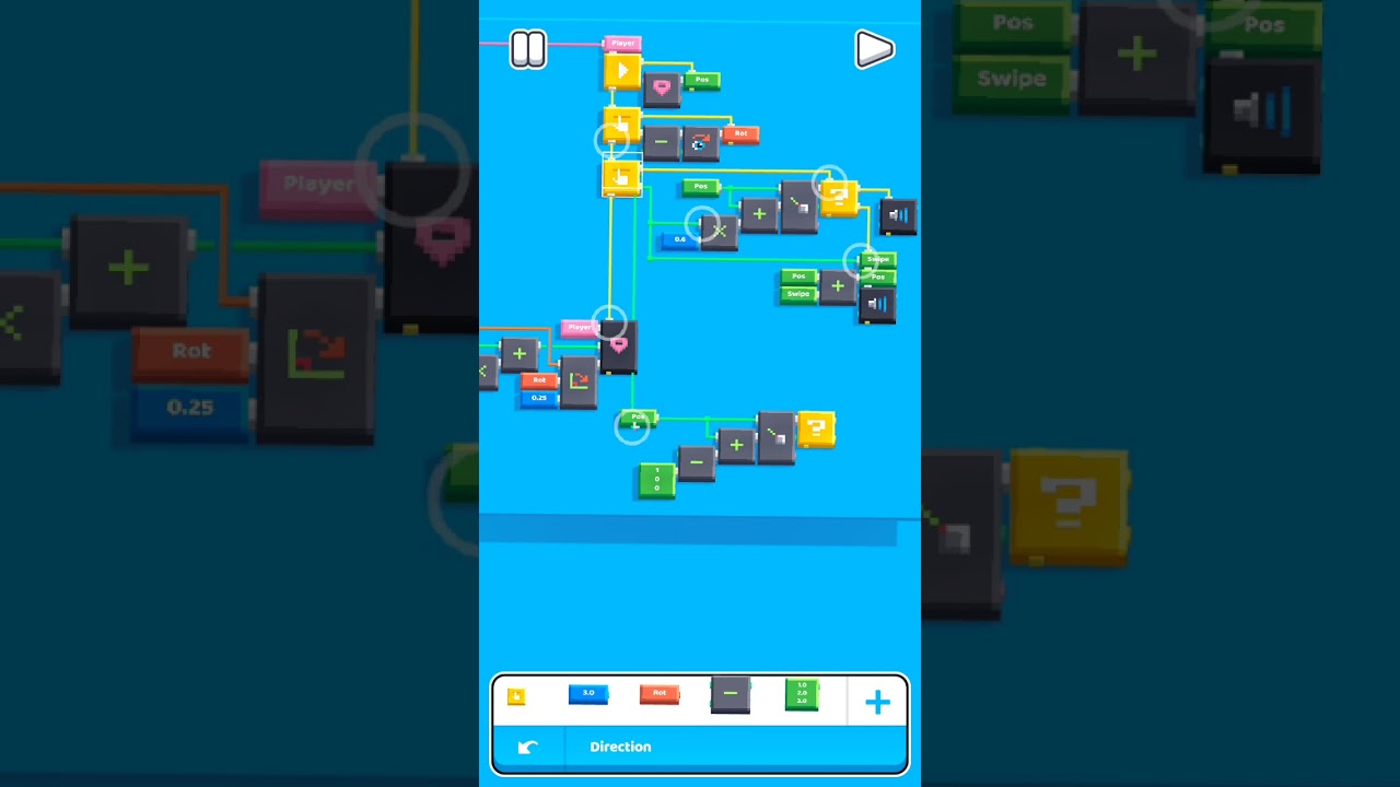 How to make a swipe player in Fancade #fancade #fancadetutorials #fancadegame