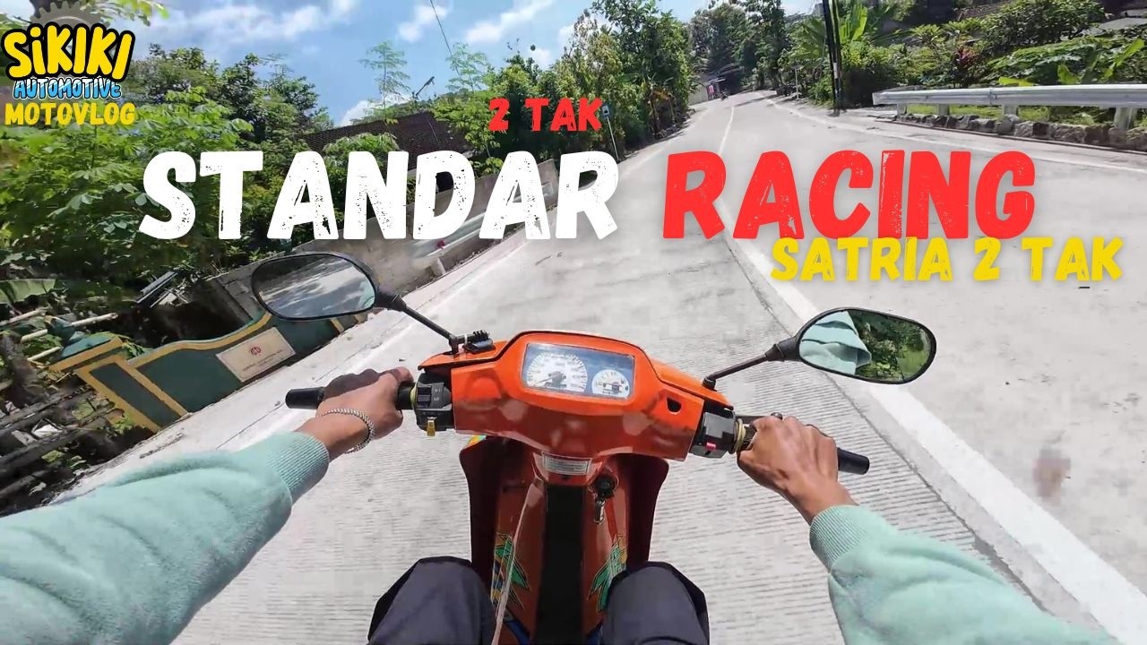 PAKAI SATRIA 2 TAK KE LOKASI PROYEK SEKOLAH RAKYAT🫡