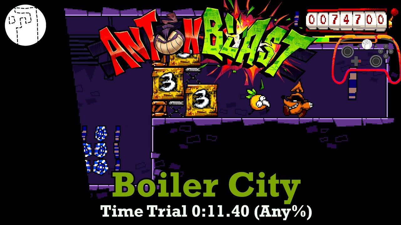 Time Trial 0:11.40 (Any%) | Boiler City | ANTONBLAST