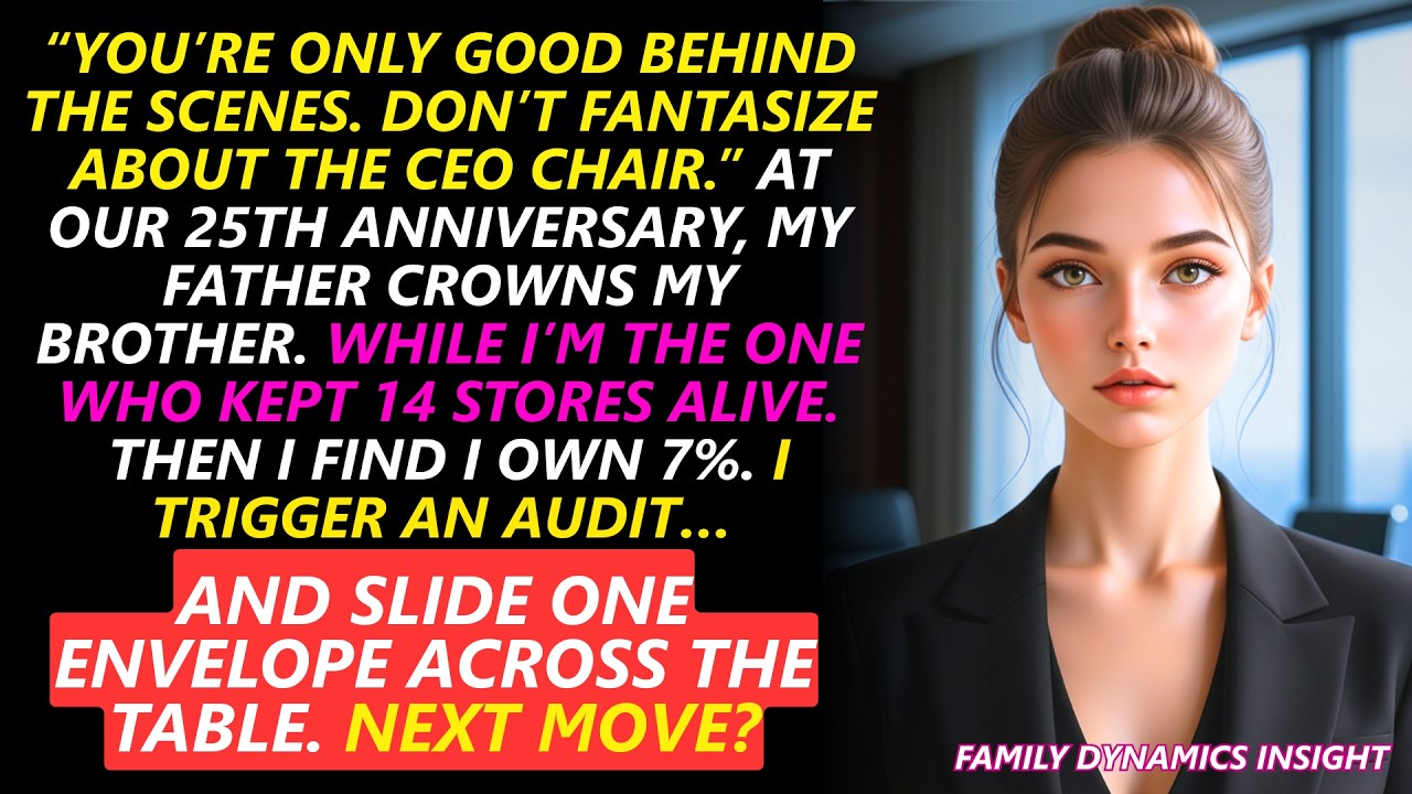 My Father Gave My Brother The CEO Chair—He Didn’t Expect My 7% To Trigger An Audit