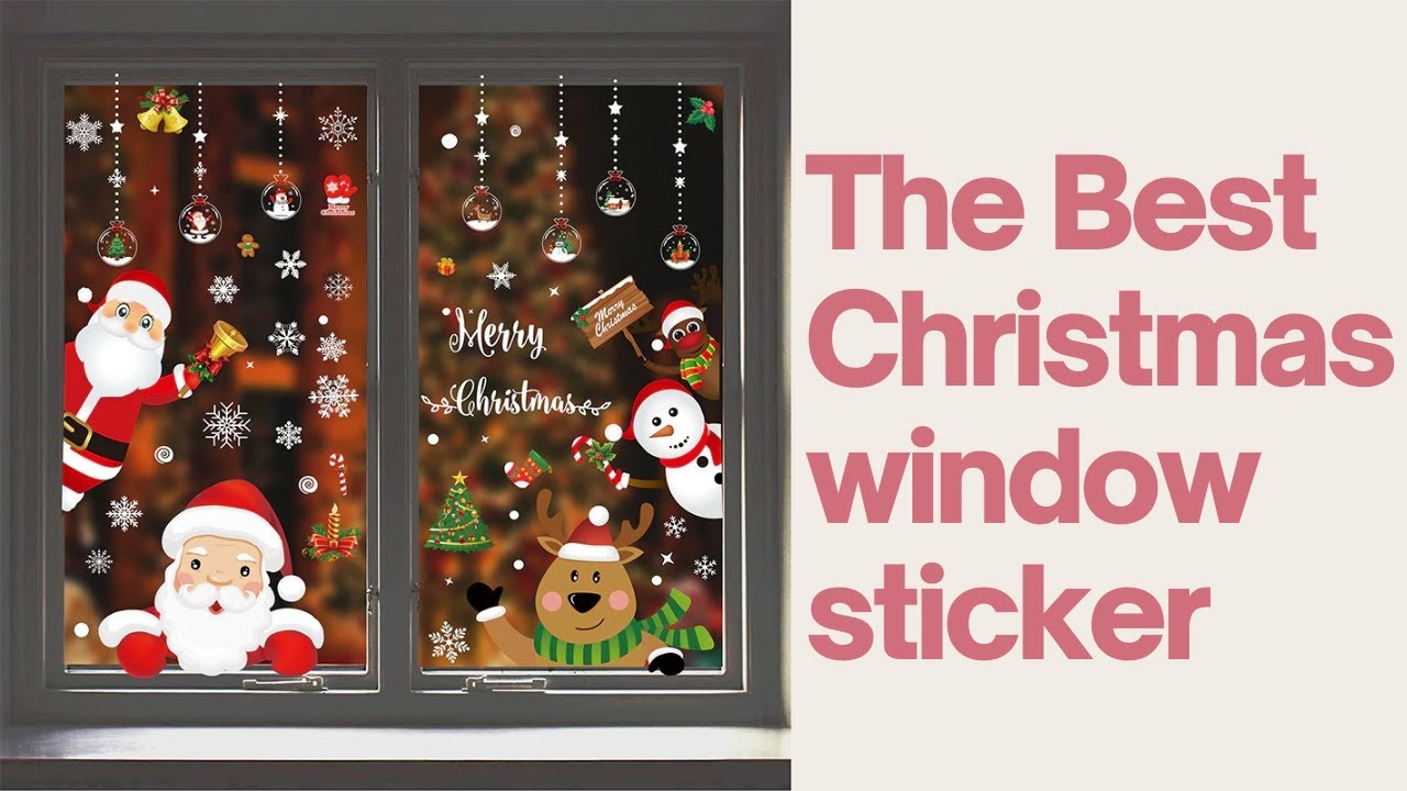 The Best Christmas Window Sticker