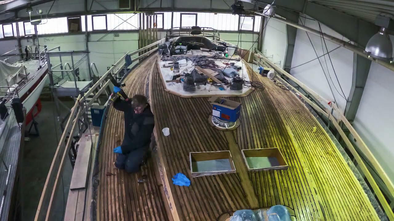 Refit of SY Kairos, a 1982 Swan 57  designed by Sparkman & Stephens