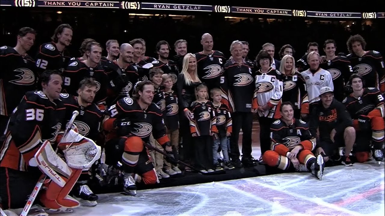 Ryan Getzlaf Honoured After His Final Game Played In The NHL